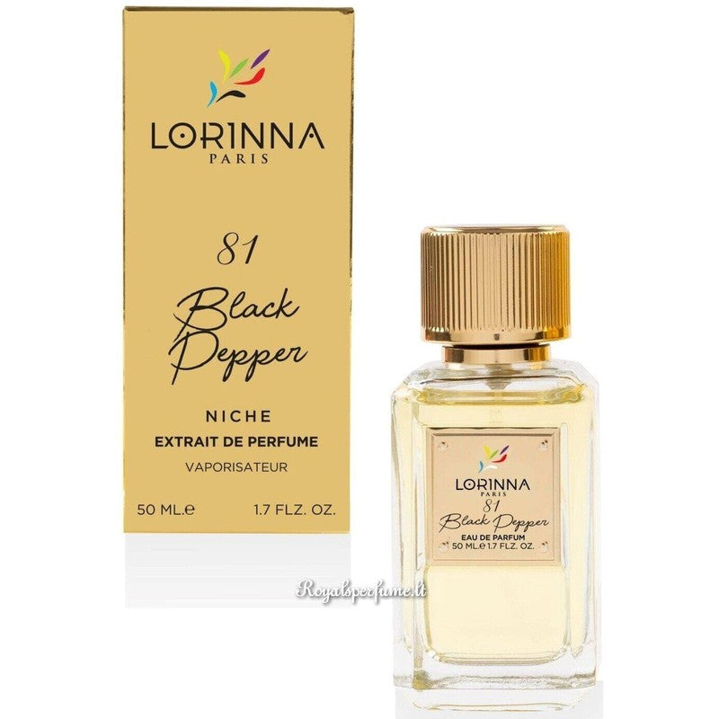 Lorinna Black Pepper Extrait De Духи unisex 50мл - Королевские духи LORINNA Духи